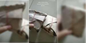 Cuma Dibubuhi Gambar Abstrak Pas Beli Nasi Bungkus, Pembeli Mesti Berpikir Keras Menebak Isi Lauknya