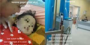Viral Video Bocah Perempuan Meninggal karena Gagal Ginjal Akut, Sempat Demam dan Minum Obat Sirup