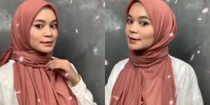 Kerudung Segi Empat Modis Menutup Dada, Lihat Tutorialnya