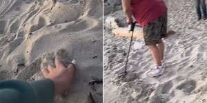 Niat Romantis Melamar Kekasih di Pantai, Cincin Malah Hilang Ditelan Pasir