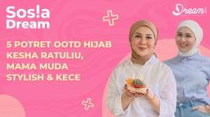 5 Potret OOTD Hijab Kesha Ratuliu, Mama Muda Stylish dan Kece