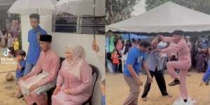 Tamu Kaget Pengantin Pria Tiba-Tiba Atraksi Pencak Silat, Dikira Kesurupan, Ternyata...