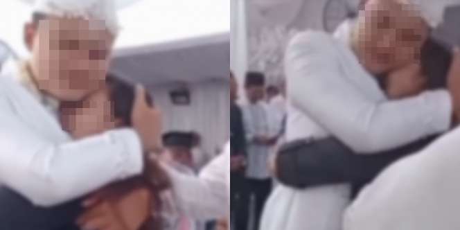 Heboh Pengantin Pria Peluk Erat Wanita Diduga Mantan yang Minta Pernikahan Dibatalkan, Tangisannya 'Saingi' Calon Istri