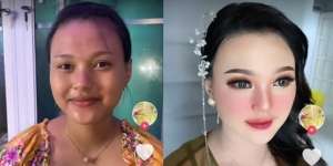 Viral Pria Jawa Rias Sendiri Istrinya untuk Foto Hamil, Awalnya Dekil & Culun Jadi Bak Barbie Korea!