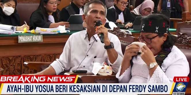Tangis Ibunda Brigadir J di Depan Ferdy Sambo dan Putri Candrawathi: Saya Sakit!