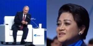 Wanita Indonesia Ini Bicara dengan Presiden Rusia Vladimir Putin hingga Dipuji Cantik, Ternyata Bukan Orang Sembarangan