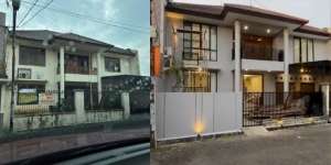 Transformasi Rumah Tua Dua Lantai Jadi Hunian Modern Minimalis yang Modern dan Nyaman Usai Direnovasi, Bisa Jadi Inspirasi
