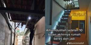 Viral Gudang Disulap Jadi Rumah Mewah, Awalnya Kumuh & Reyot Kini Bak Hunian Sultan, Lihat 10 Potretnya
