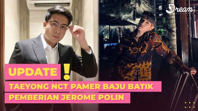 Taeyong NCT Pamer Baju Batik Pemberian Jerome Polin 