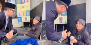 Ditraktir Ridwan Kamil, Pemulung Ini Minum Kopi Starbucks untuk Pertama Kalinya dalam Hidup