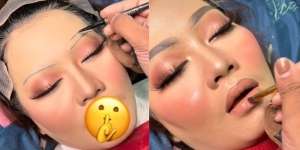MUA Rias Pengantin Sambil Tidur, Hasilnya Bikin Melongo, Auto Mirip Rachel Vennya