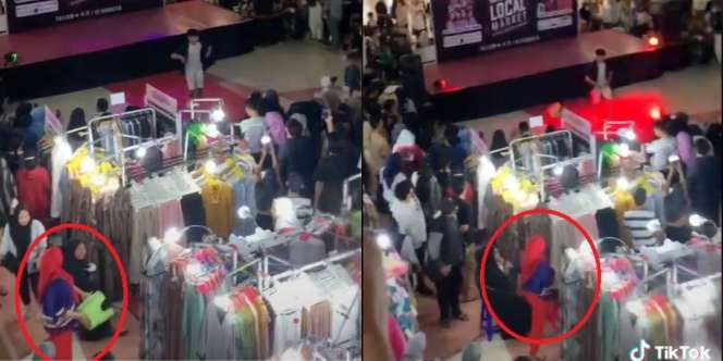 Viral Aksi Emak-Emak Lempar Kursi ke Peserta Dance KPop di Mal Panakkukang Makassar