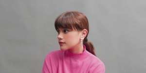 Tampilan Fresh Audy Marissa Pakai Outfit Serba Hot Pink