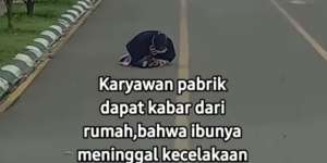 Video Viral Perempuan Tersungkur di Jalan Beraspal Saat Dengar Kabar Ibunda Telah Tiada