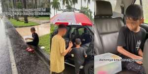 Biar Hujan Tetap Jualan Sampai Gemetar Kedinginan, Bocah Ini Cerita Uang Ratusan Ribu Dirampas Orang, Kini Tinggal Rp20 Ribu di Celana