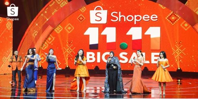 Beri Nuansa Baru dengan Tema 'Satu Indonesia', Shopee 11.11 Big Sale TV Show Sukses Digelar