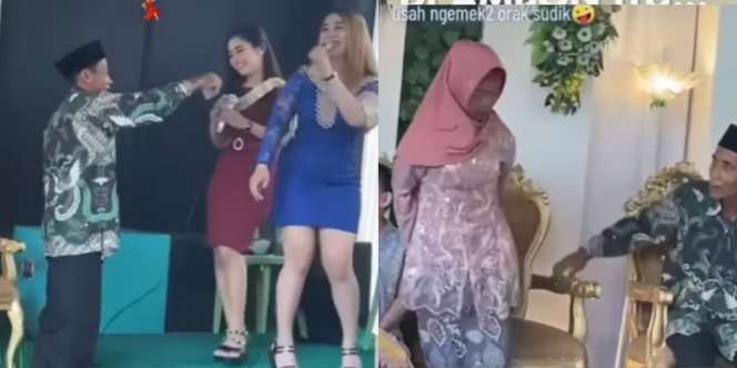 Viral Suami Sawer Biduan di Pernikahan, Istri Auto Ngambek Turun dari Pelaminan