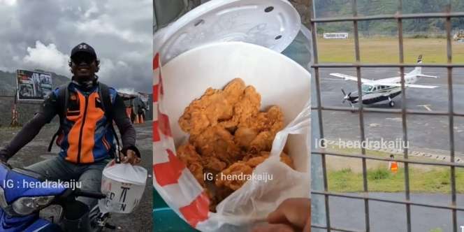 Ternyata Begini Cara Anggota Polisi Pesan Makanan di Pedalaman Papua, Pengguna Ojol Auto Minder