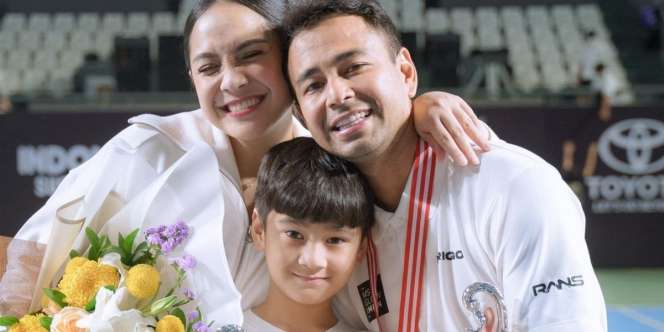Raffi Ahmad Bahagia Dipuji Rafathar karena Menang Tenis Lawan Desta