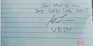 Surat Izin Siswi SMP Ini Bikin Guru Kesemsem, Bakat Perayu Ulung