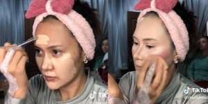 Pengantin Rias Wajah Sendiri Saat Resepsi Pernikahan, Hasilnya Mirip Cut Meyriska