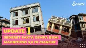 Sederet Fakta Gempa Bumi Magnitudo 5,6 di Cianjur
