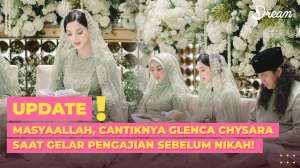 Masyaallah, Cantiknya Glenca Chysara Saat Gelar Pengajian Sebelum Nikah!