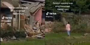 Viral Video Suara Anak Perempuan Teriak Panggil Mamanya di Reruntuhan Rumah Paska Gempa Cianjur