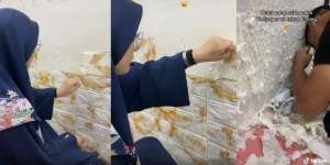 Rumah Gagal Terlihat Estetik Gegara Pasang Wallpaper Dinding, Bikin Kesal dan Kapok