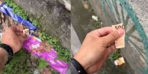 Nemu Duit Goceng di Pinggir Jalan, Pria Ini dapat Kejutan Tak Terduga
