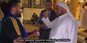MasyaAllah, Suporter Meksiko Masuk Islam Usai 2 Hari Nonton Piala Dunia 2022 Qatar