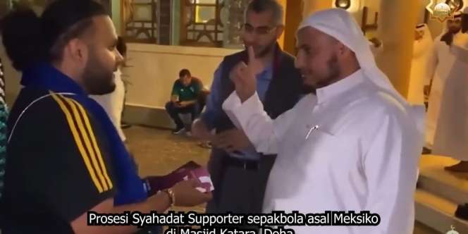 MasyaAllah, Suporter Meksiko Masuk Islam Usai 2 Hari Nonton Piala Dunia 2022 Qatar