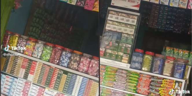 Viral Penampakan ‘Warung Perfeksionis’, Pemilik Tata Dagangan Sesuai Warna dan Ukuran