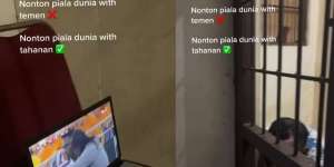 Demam Piala Dunia, Polisi Ajak Tahanan Nobar Pakai Laptop di Penjara