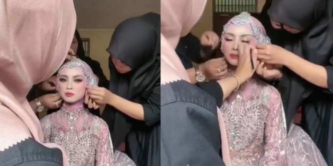 Potret Pengantin Beratnya Cuma 33 Kg, MUA Bantu Agar Tampil Berisi, Hasilnya Bikin Melongo!