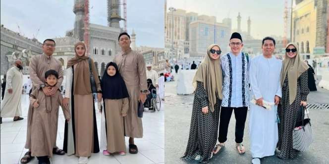 Potret 8 Seleb Saat Umrah, Ashanty Siapkan Busana Khusus Bareng Keluarga!