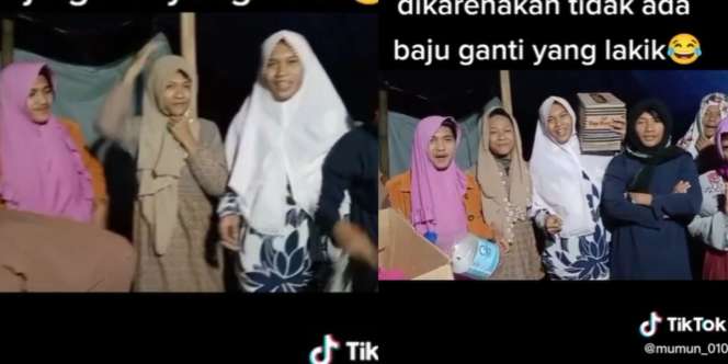 Video Viral Bapack-Bapack Korban Gempa Cianjur Pakai Daster <em>Semeriwing</em>: `Katampi pisan`