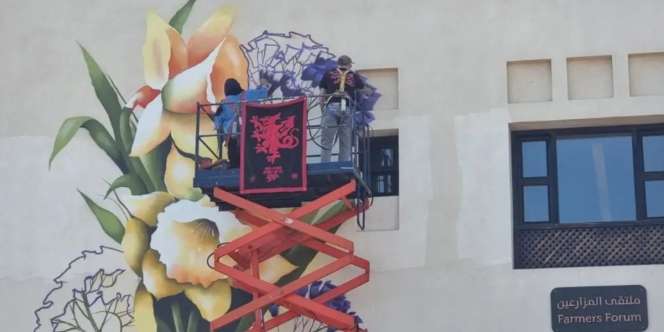 Mural Kolaborasi Seniman Wales & Qatar di Piala Dunia 2022