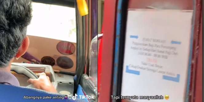 Awalnya Takut Jadi Penumpang Sendirian, Wanita Ini Mendadak Terenyuh Usai Lihat Tulisan di Angkot