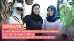 10 Tahun Dimadu dengan Karyawan Sendiri, 8 Potret Myrna Yuanita Istri Pertama Dik Doank, Berkelas Abis!