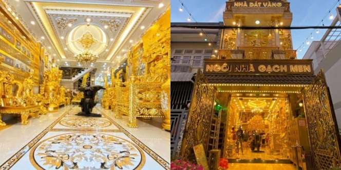 Unik, Rumah Berlapis Emas Ini Dijadikan Objek Wisata, Tiket Masuk Rp30 Ribu