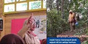 Viral Guru Honorer Selama 13 Tahun Tempuh Jarak 40 Km Demi Mengajar, Gajinya Bikin Miris