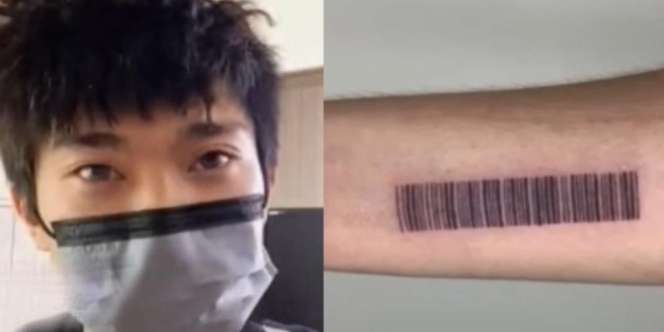 Tak Ingin Ribet saat Pembayaran, Pria Ini Buat Tato Barcode di Tangan