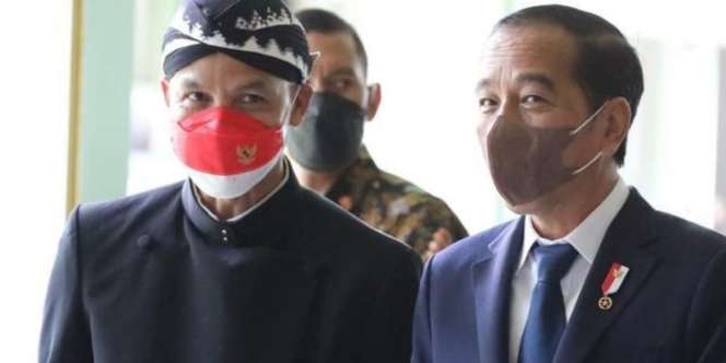 Bicara Pendidikan, Ganjar Pranowo Singgung Pendapatan Guru di Depan Jokowi