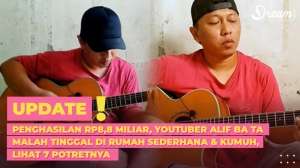 Penghasilan Rp8 Miliar, Youtuber Alif Ba Ta Malah Tinggal di Rumah Sederhana dan Kumuh