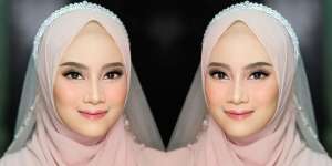 MUA Nanath Nadia Rias Wajah Pengantin Berhijab, Adem Pol Lihatnya