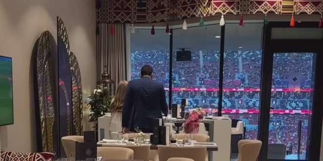 Ruang Nonton Bola VVIP di Qatar Rp347 Juta, Hidangannya Berlimpah