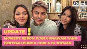Momen Heboh Ivan Gunawan Bertemu Bunda Corla di Jerman
