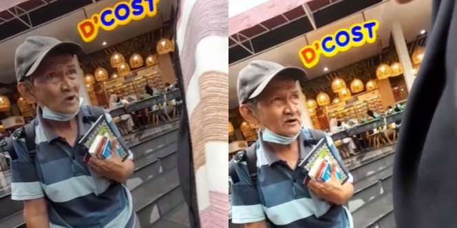 Viral Kakek Penjual Buku Keliling Pintar dan Jago Bahasa Inggris, Warganet: Reinkarnasi Eyang Habibi