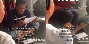 Momen Haru Pria Kena Prank Bos, Diberi Surat PHK Ternyata Hadiah Umroh Sekeluarga